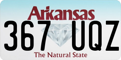 AR license plate 367UQZ