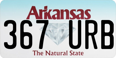 AR license plate 367URB