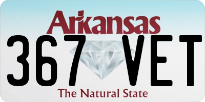 AR license plate 367VET
