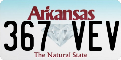 AR license plate 367VEV