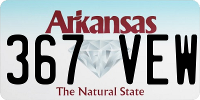AR license plate 367VEW