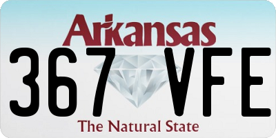 AR license plate 367VFE