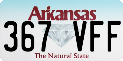 AR license plate 367VFF