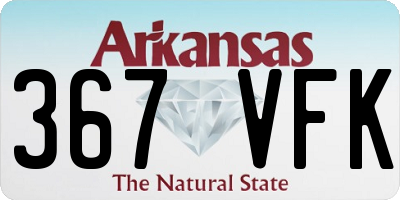AR license plate 367VFK