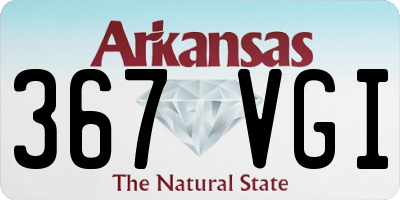 AR license plate 367VGI