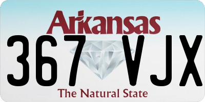 AR license plate 367VJX