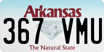 AR license plate 367VMU