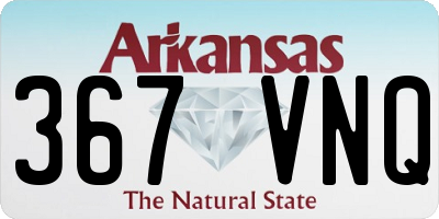 AR license plate 367VNQ