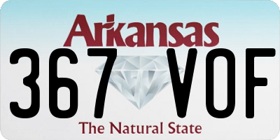 AR license plate 367VOF