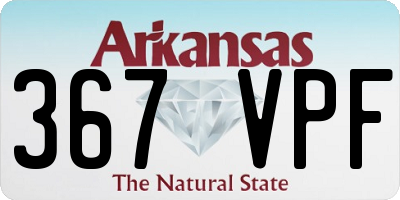 AR license plate 367VPF