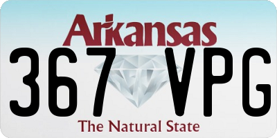 AR license plate 367VPG