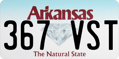 AR license plate 367VST