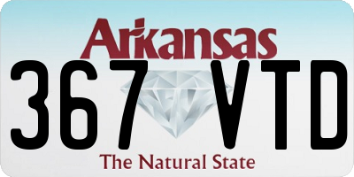 AR license plate 367VTD