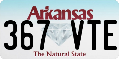 AR license plate 367VTE