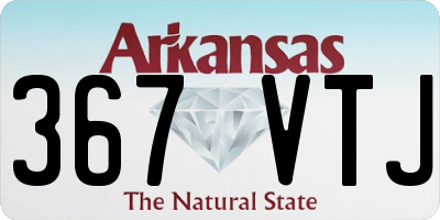 AR license plate 367VTJ