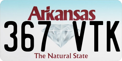 AR license plate 367VTK