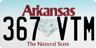 AR license plate 367VTM