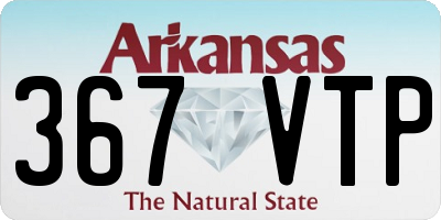 AR license plate 367VTP