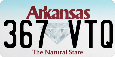 AR license plate 367VTQ