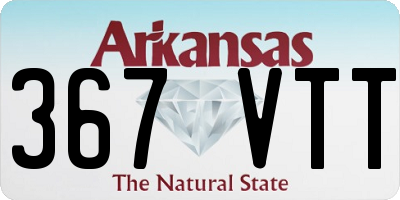 AR license plate 367VTT