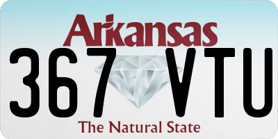 AR license plate 367VTU