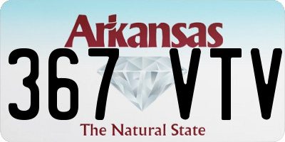AR license plate 367VTV