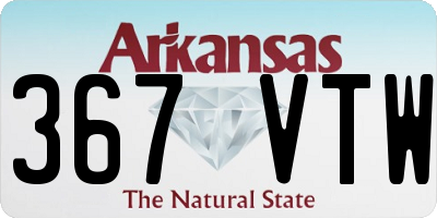 AR license plate 367VTW