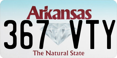 AR license plate 367VTY