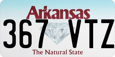 AR license plate 367VTZ