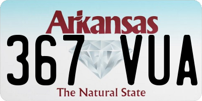 AR license plate 367VUA