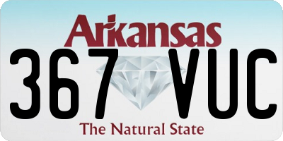 AR license plate 367VUC