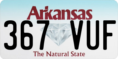 AR license plate 367VUF