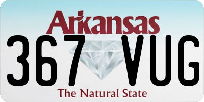 AR license plate 367VUG