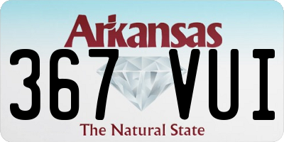 AR license plate 367VUI