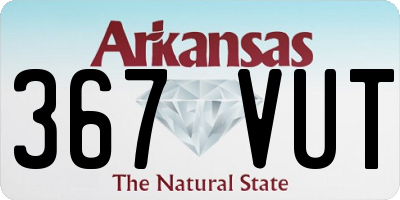 AR license plate 367VUT