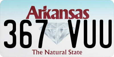 AR license plate 367VUU