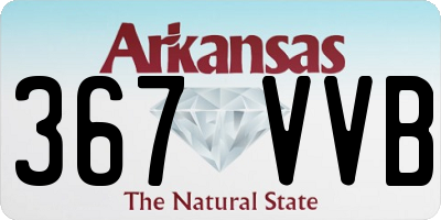 AR license plate 367VVB
