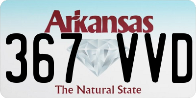AR license plate 367VVD