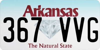 AR license plate 367VVG