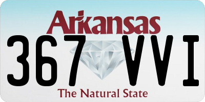 AR license plate 367VVI