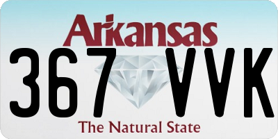 AR license plate 367VVK