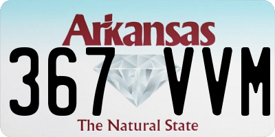 AR license plate 367VVM