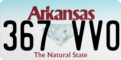 AR license plate 367VVO