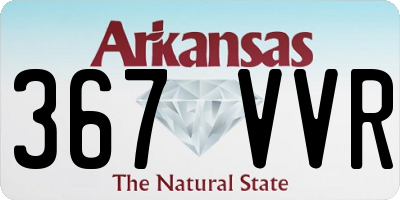 AR license plate 367VVR