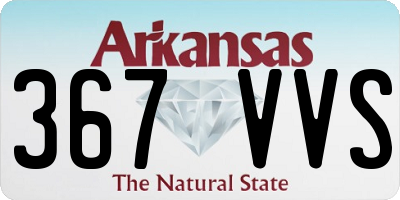 AR license plate 367VVS