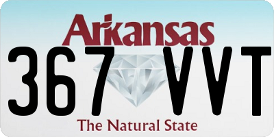 AR license plate 367VVT