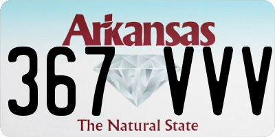 AR license plate 367VVV