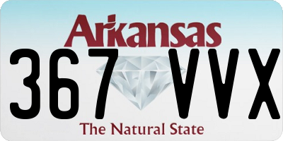 AR license plate 367VVX