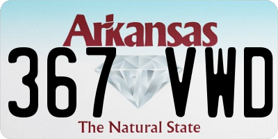 AR license plate 367VWD
