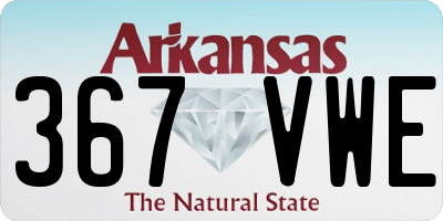 AR license plate 367VWE
